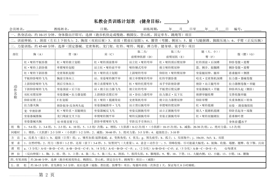 完全健身训练计划表(3页).doc_第2页