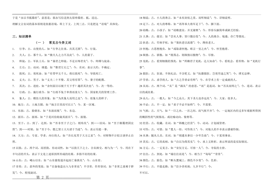 文言实词考点知识清单(27页).doc_第2页