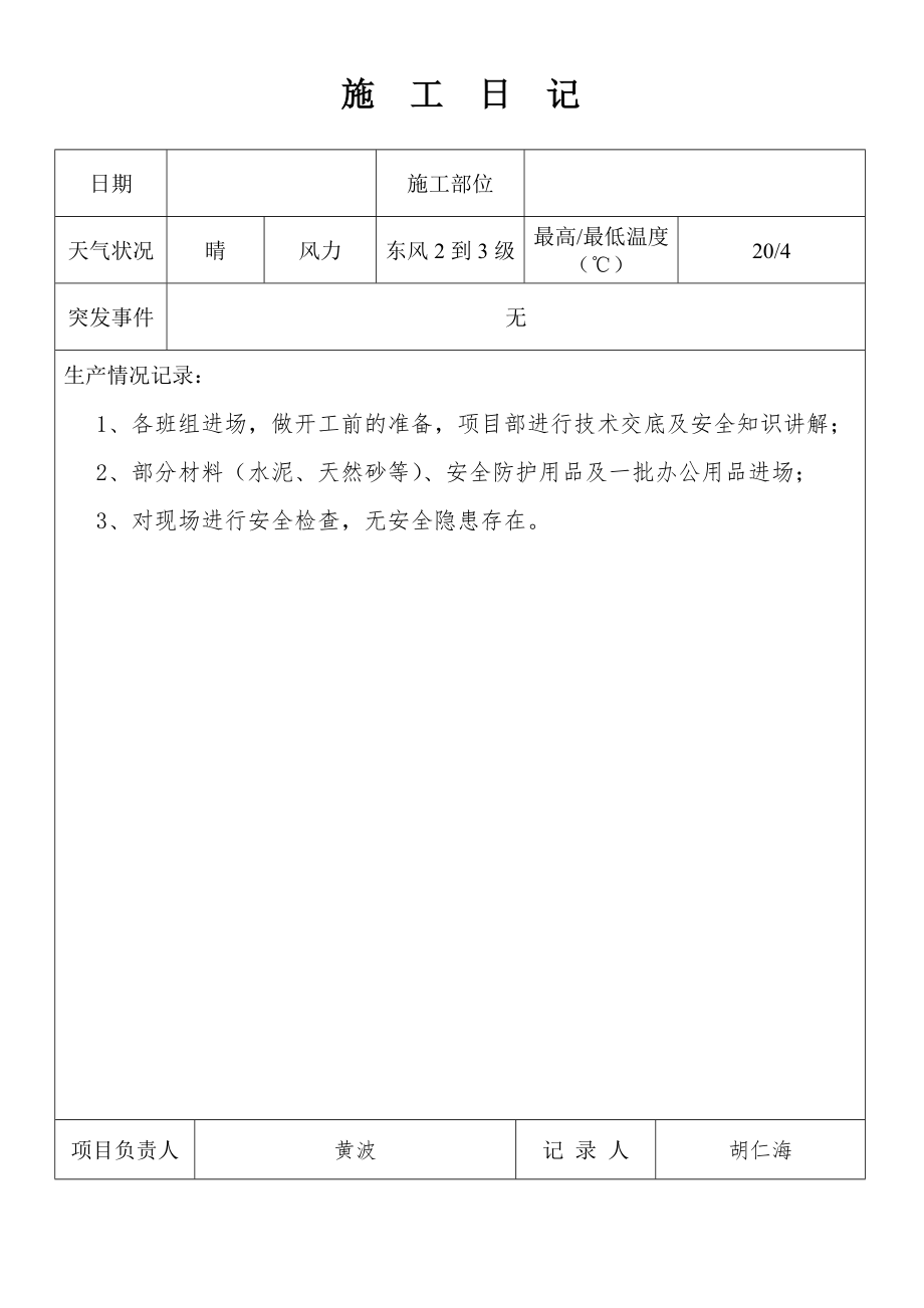 室内装饰工程施工日志(DOC)(147页).doc_第2页