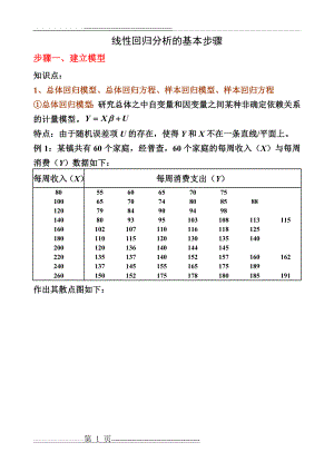 总结：线性回归分析的基本步骤(14页).doc