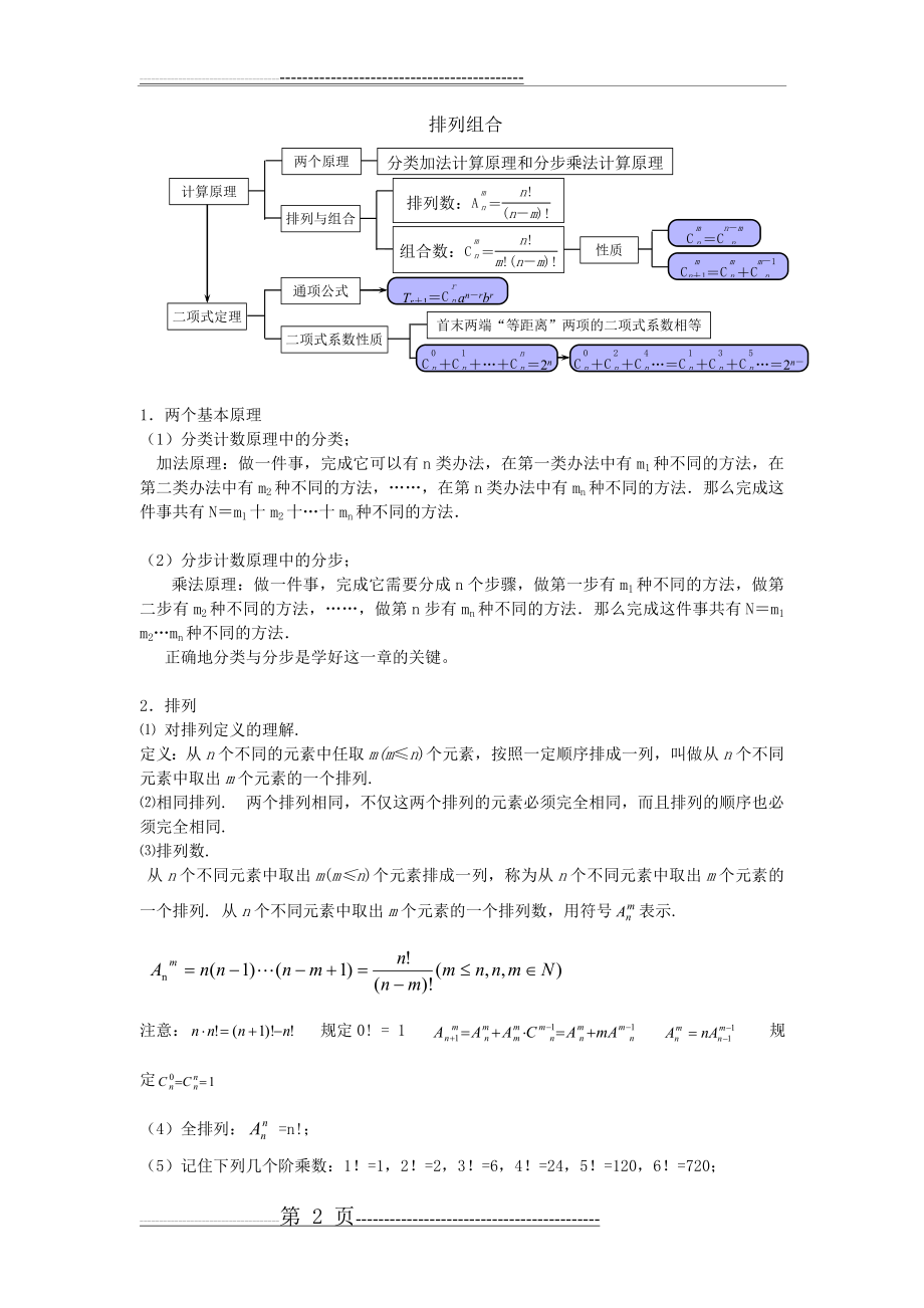 排列组合概率(8页).doc_第2页