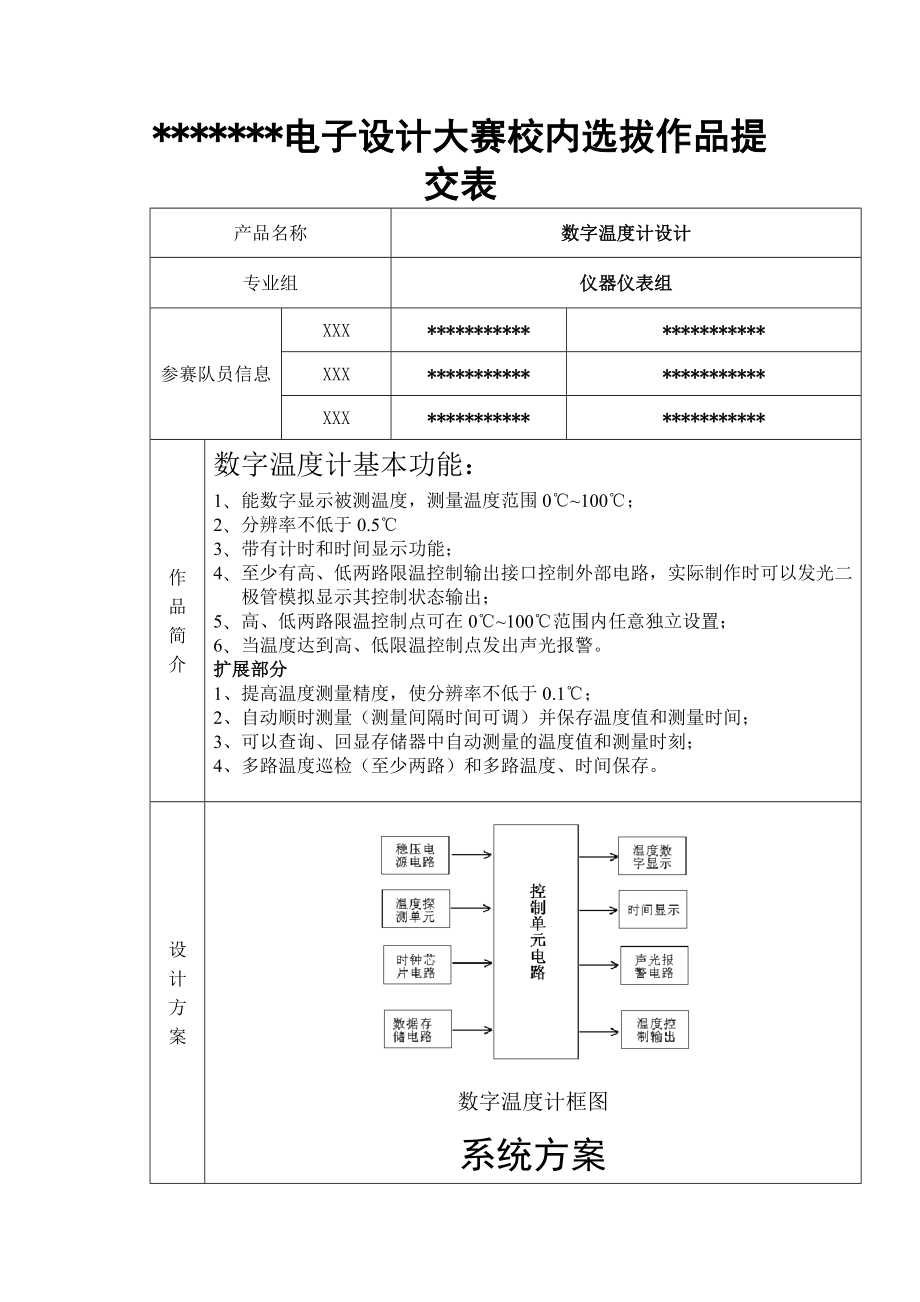 基于51单片机数字温度计设计报告.doc_第2页