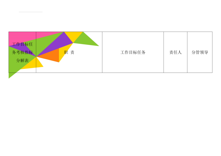 工作目标任务考核指标分解表(8页).doc_第1页