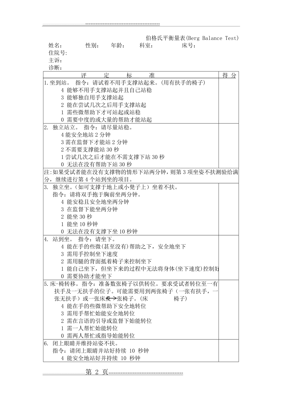 康复评定量表汇总(42页).doc_第2页