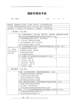 摄影师绩效考核表(4页).doc