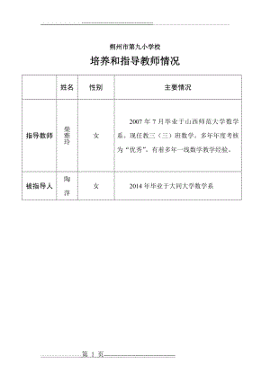 指导培养青年教师情况(10页).doc