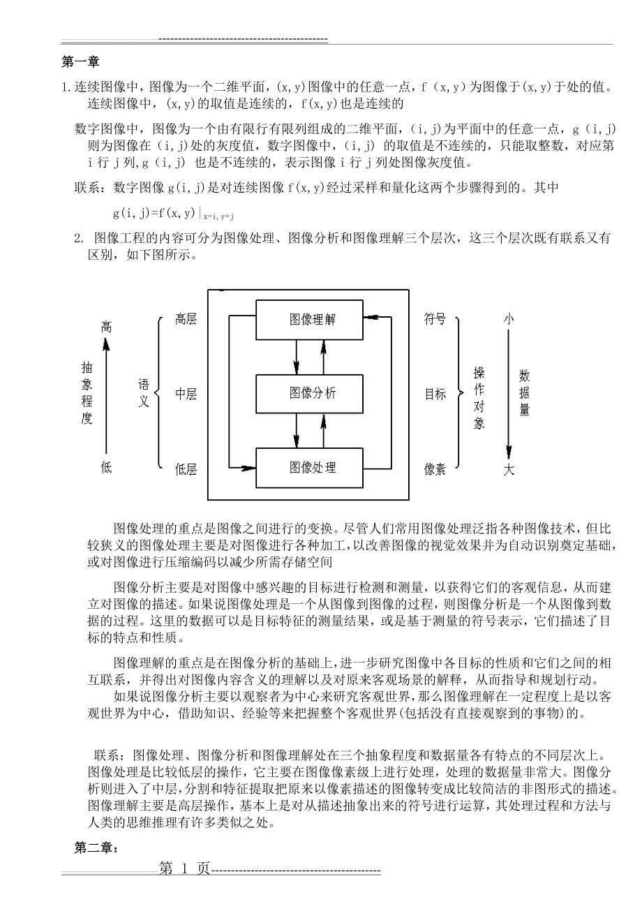 数字图像处理：部分课后习题参考答案(14页).doc_第1页