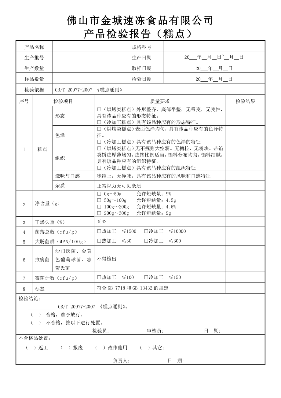 产品检验原始记录与检验报告.doc_第2页