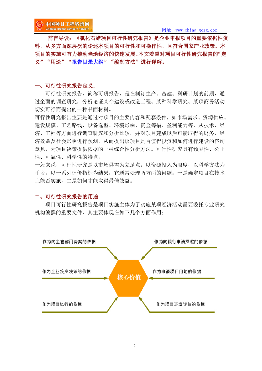 氯化石蜡项目可行性研究报告立项格式范文.doc_第2页