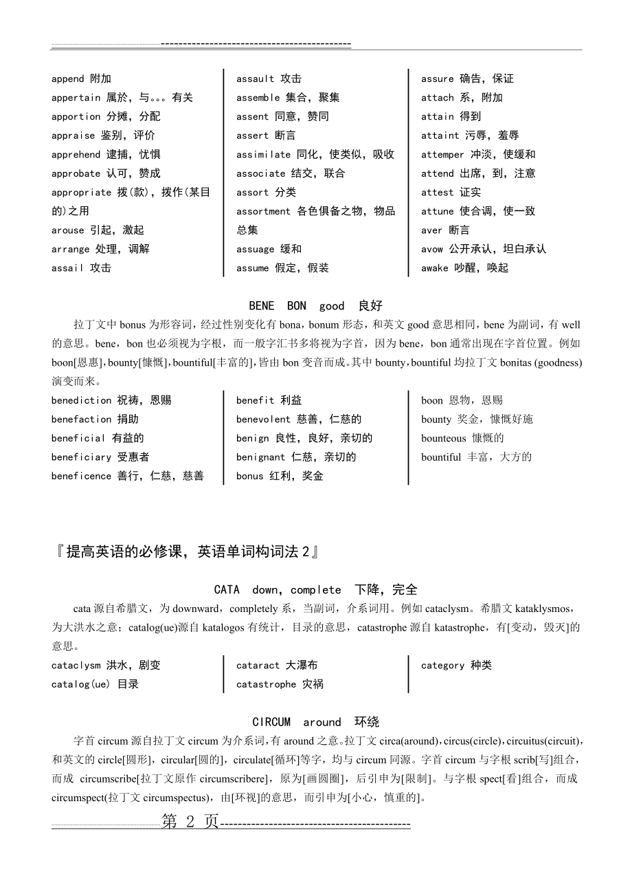 提高英语的必修课,英语单词构词法研究(46页).doc_第2页