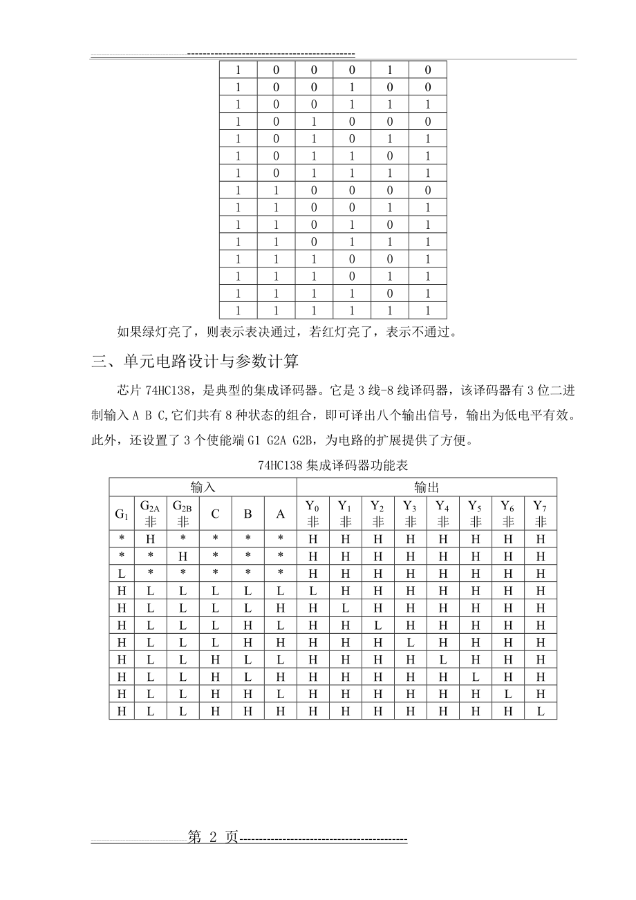 数电课程设计_五人表决器设计(11页).doc_第2页