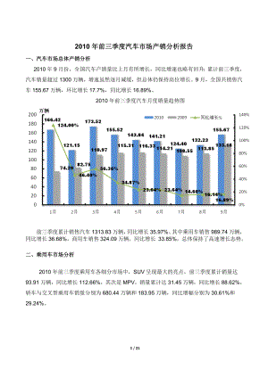 2010年第3季度我国汽车市场产销报告-DM-1125.doc