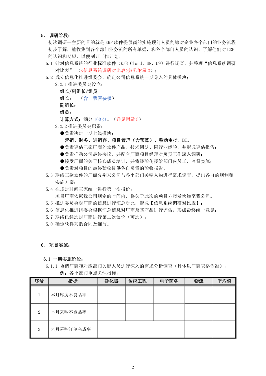 信息技术部信息系统导入策划书.docx_第2页