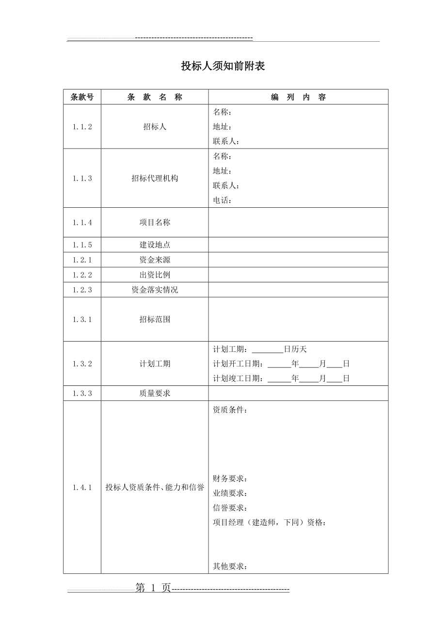 投标人须知前附表(4页).doc_第1页