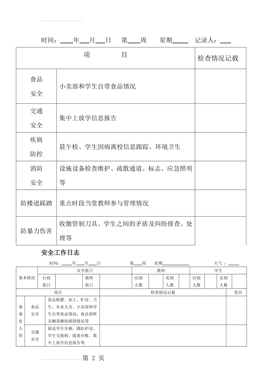 学校安全工作日志 (1)(7页).doc_第2页