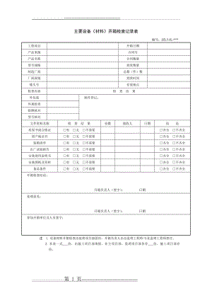 开箱检查记录表(1页).doc