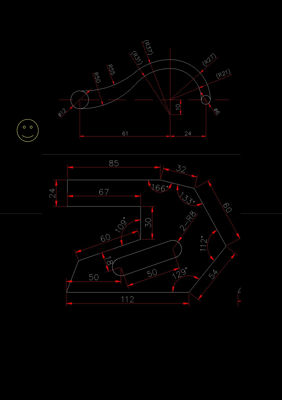 cad练习图(全套)36488(82页).doc_第2页