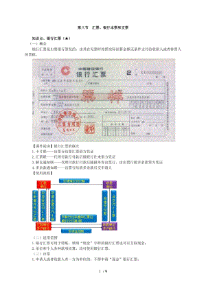 第三章讲义节汇票银行本票和支票.doc