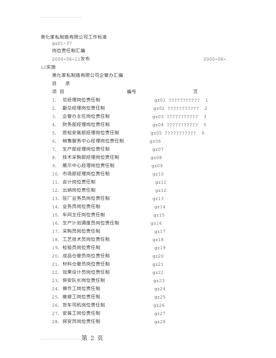 家具厂岗位职责(6页).doc_第2页