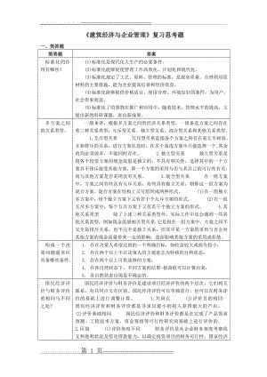 建筑经济与企业管理复习思考题2015.11(8页).doc