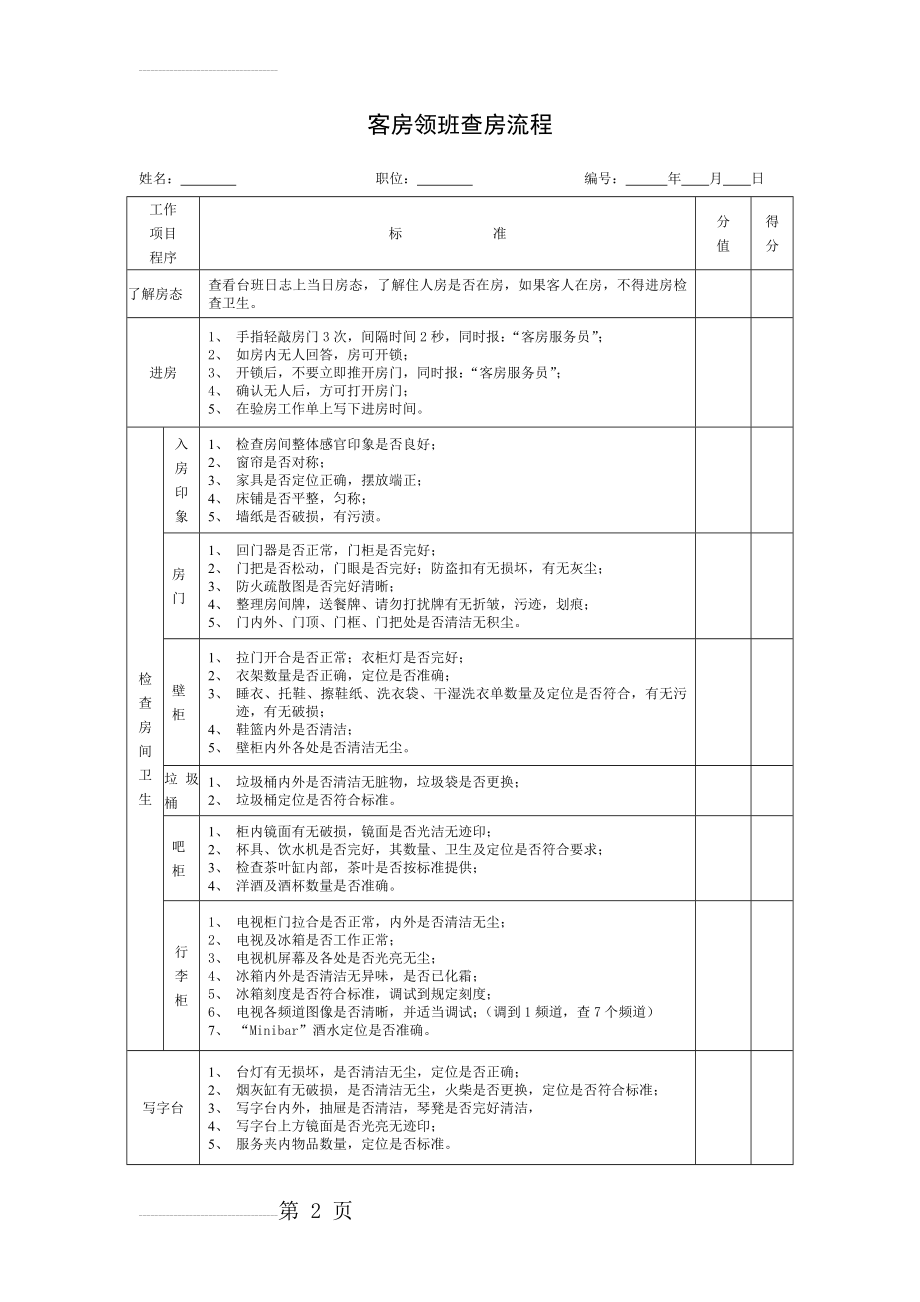 客房领班查房流程(4页).doc_第2页