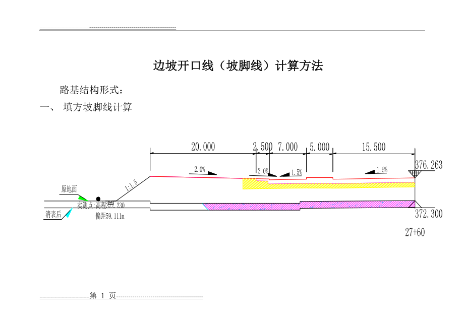 开挖边线,坡脚线(7页).doc_第1页