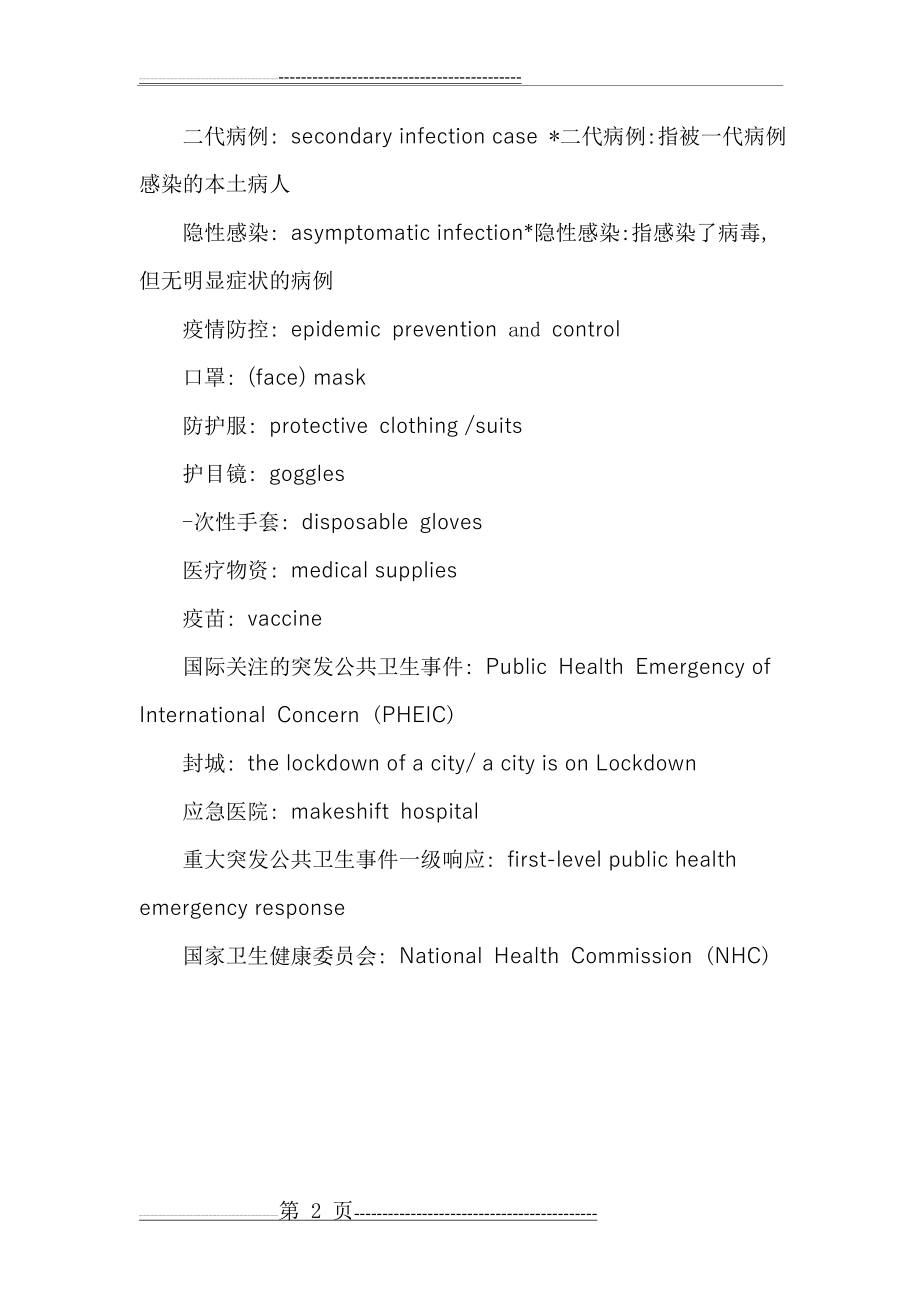 新冠肺炎英语作文(14页).doc_第2页