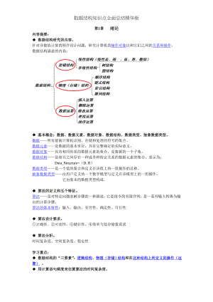 数据结构知识点全面总结精华版.doc