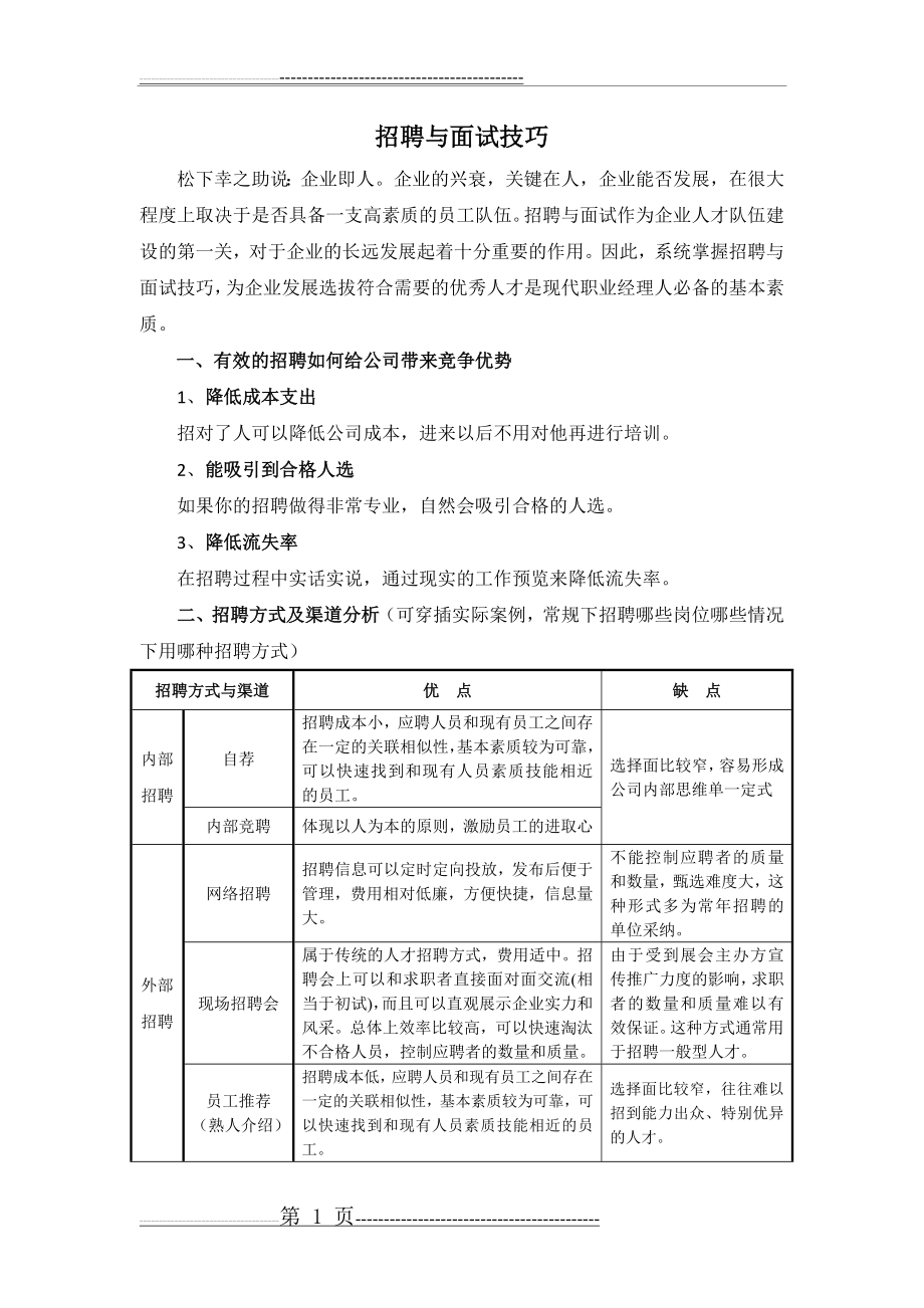 招聘与面试技巧(14页).doc_第1页