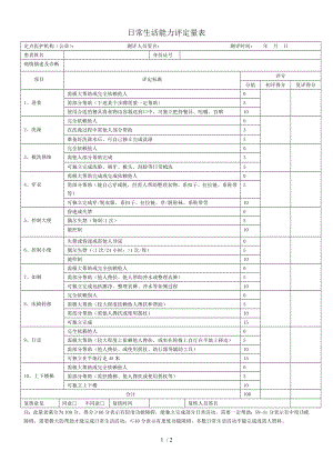 日常生活能力评定量表.doc