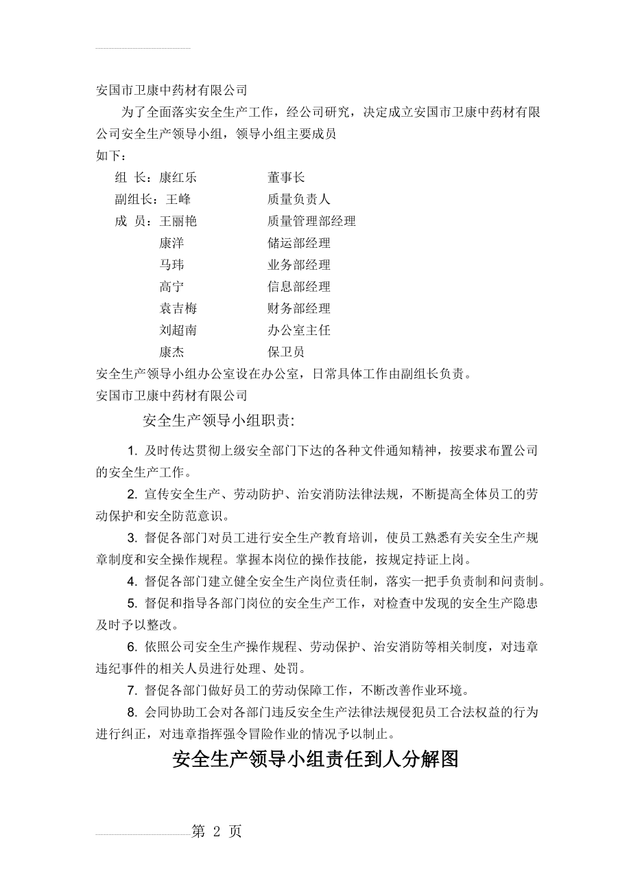 安全生产领导小组成员及职责(3页).doc_第2页