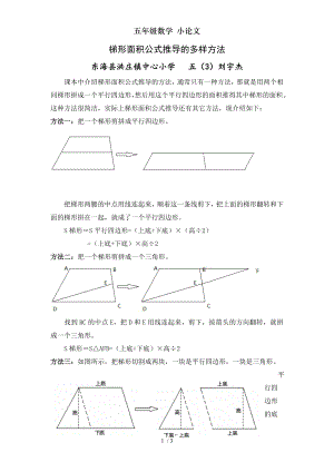 五年级数学 小论文.doc