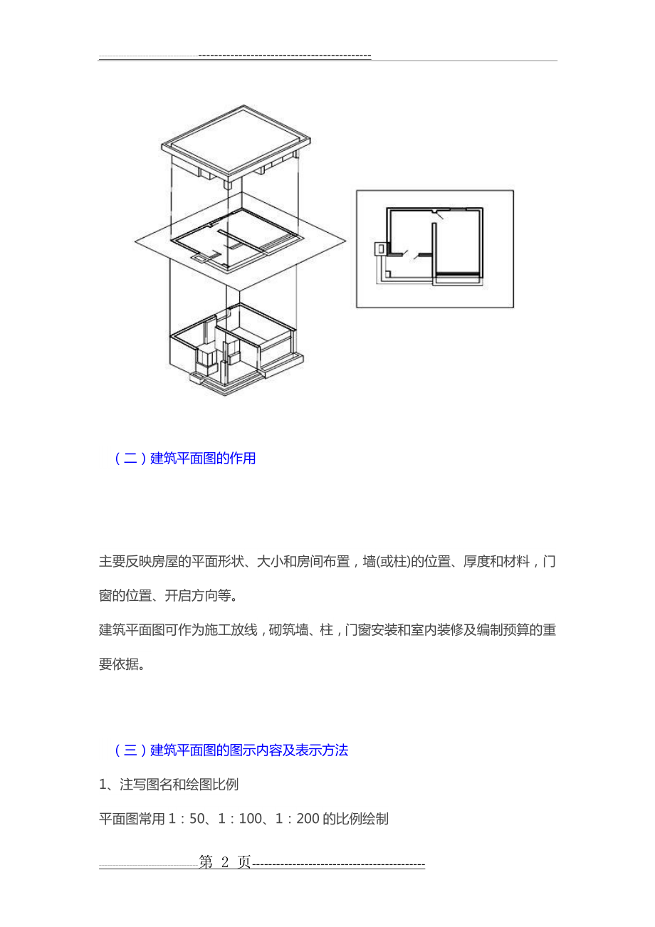 建筑平面图识读技巧(图文并茂)(11页).doc_第2页