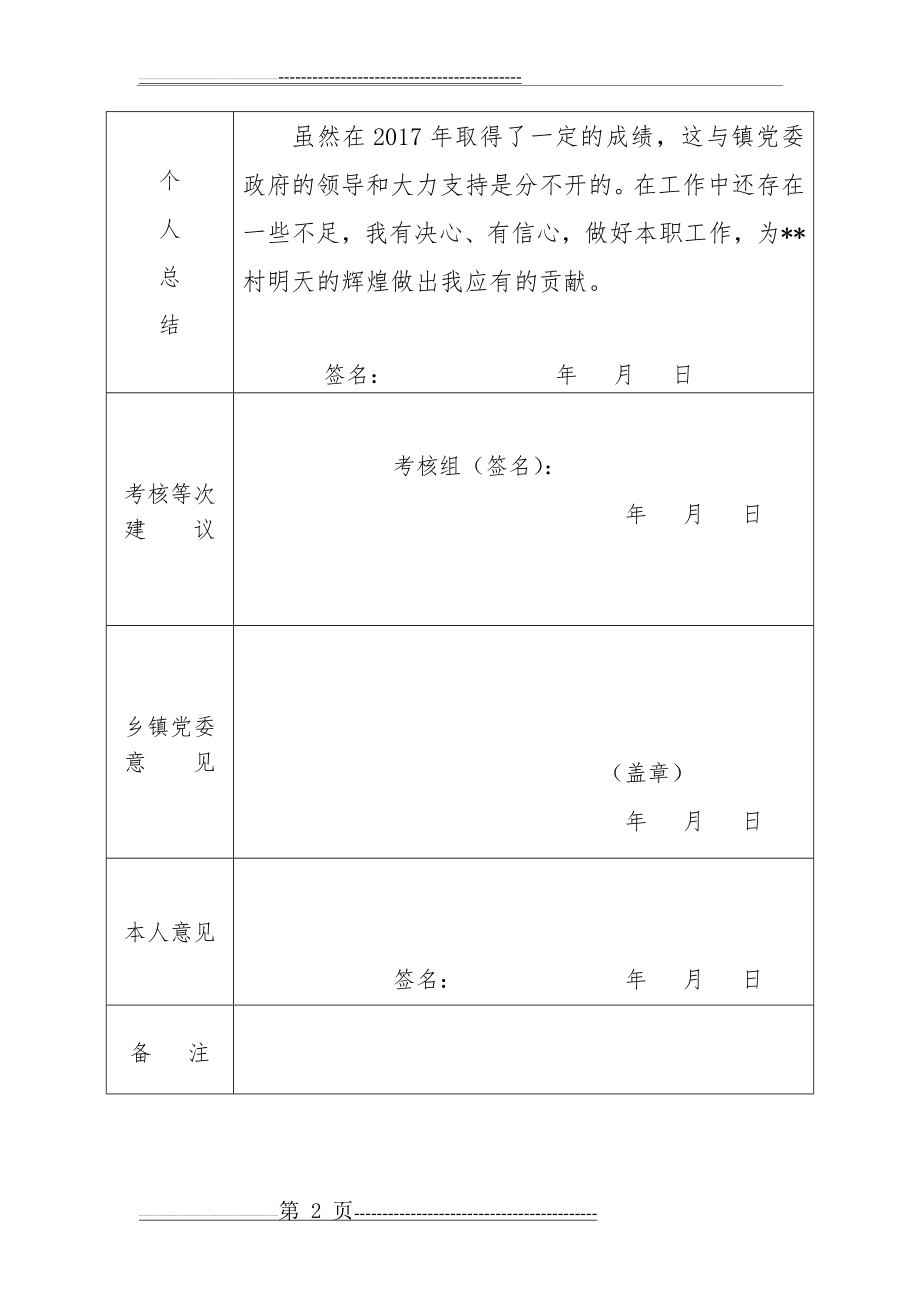 村干部考核表(2页).doc_第2页