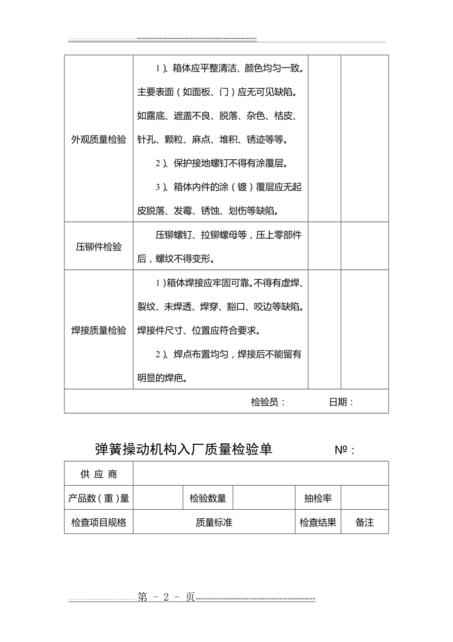 检验表格(13页).doc_第2页