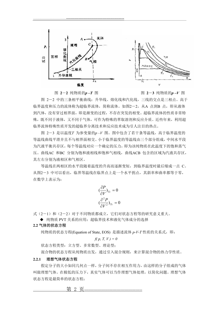 流体的P-V-T关系和状态方程(12页).doc_第2页