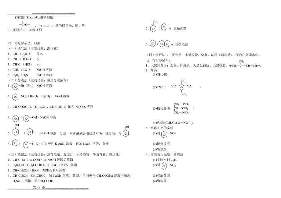 有机反应的基本类型归纳(3页).doc_第2页