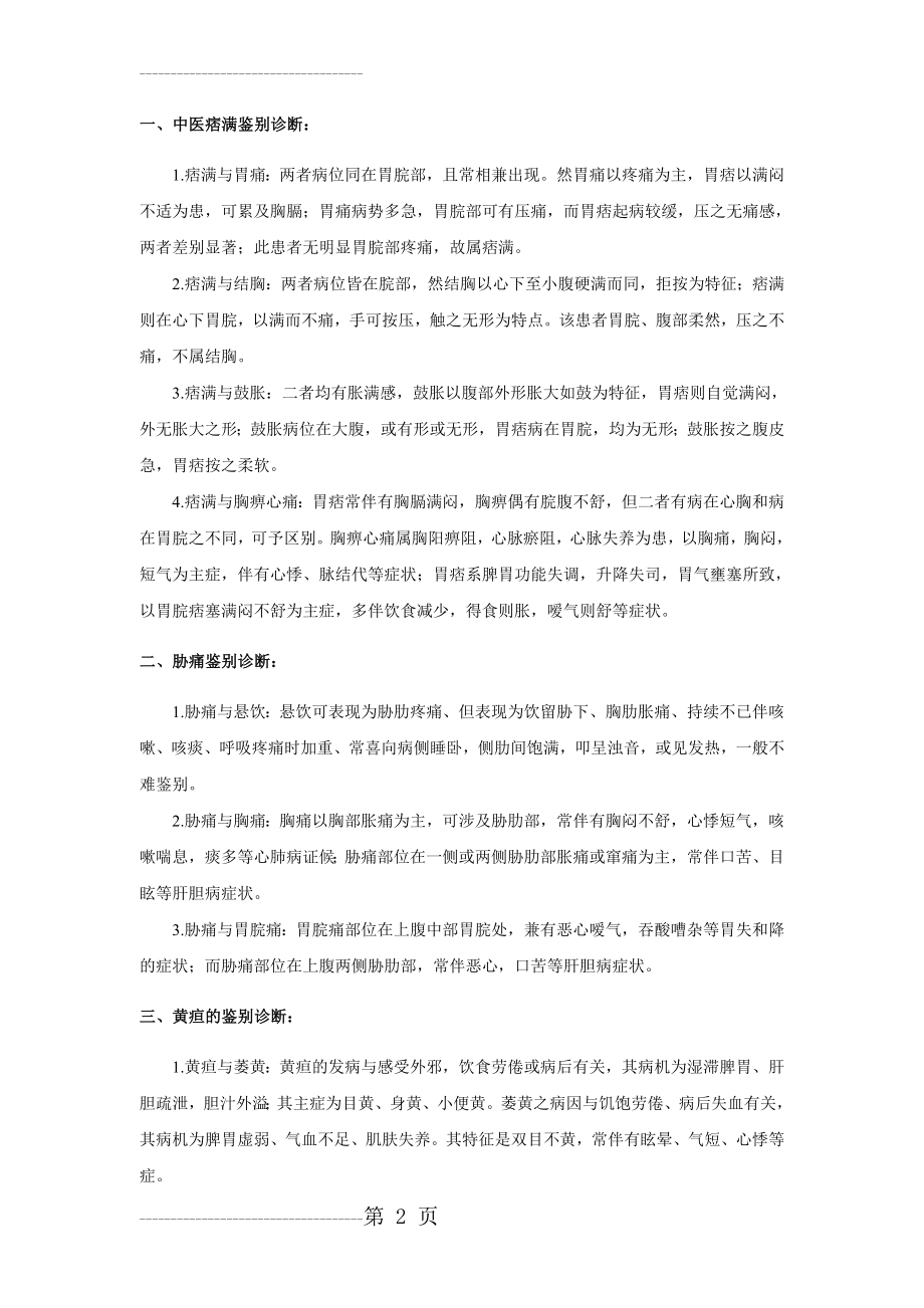 中医疾病鉴别诊断(32个病证)(14页).doc_第2页