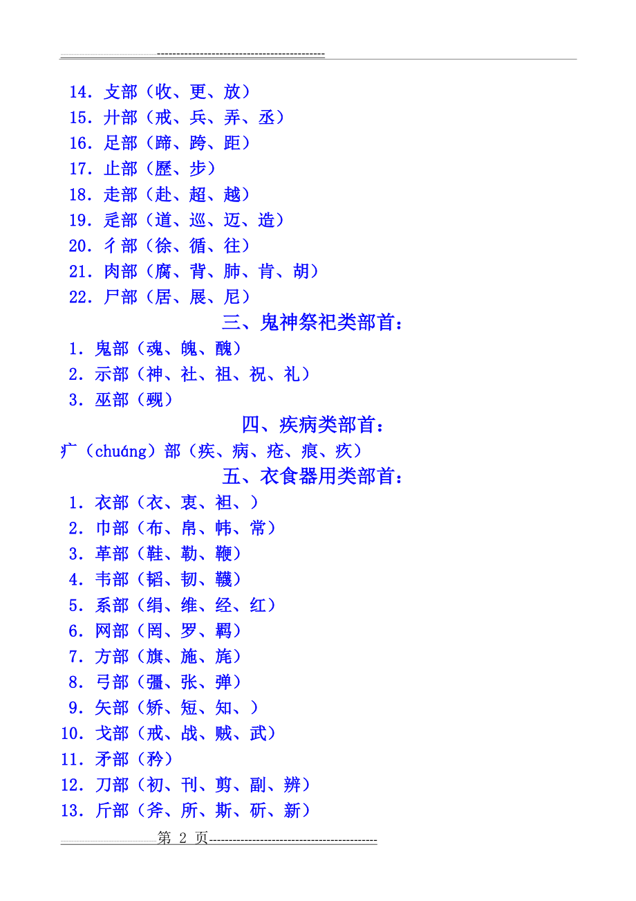 汉字部首分类(8页).doc_第2页