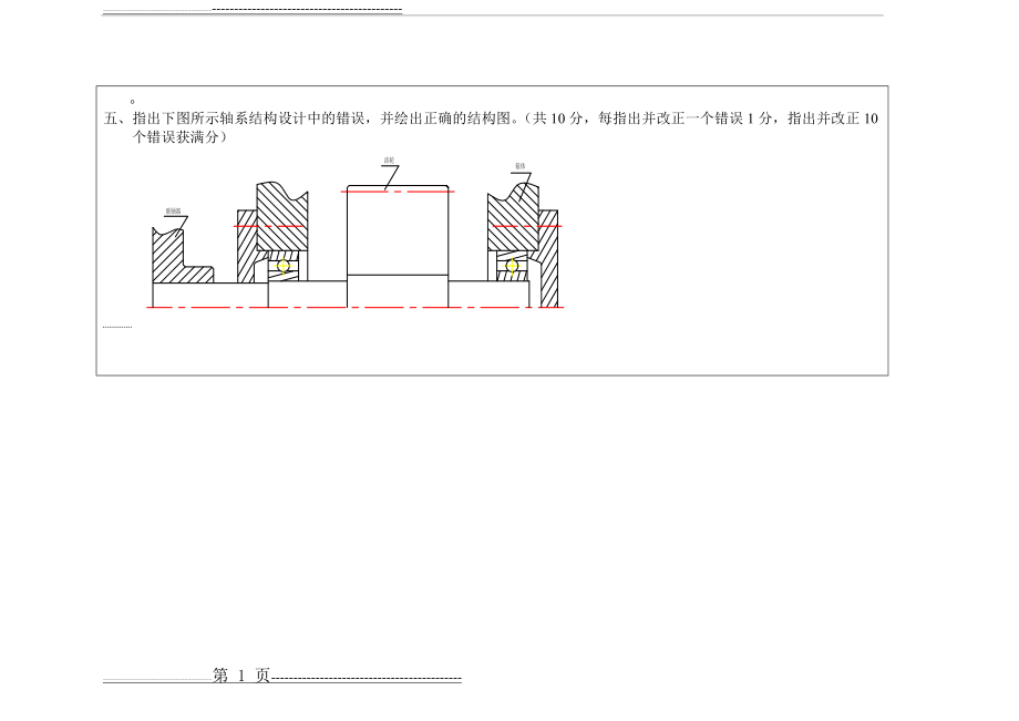 机械设计轴改错题(8页).doc_第1页