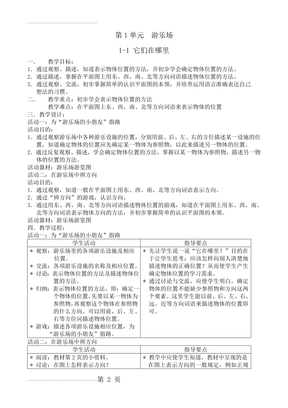 上海小学自然学科(科教版)备课——二年级(上)(33页).doc_第2页