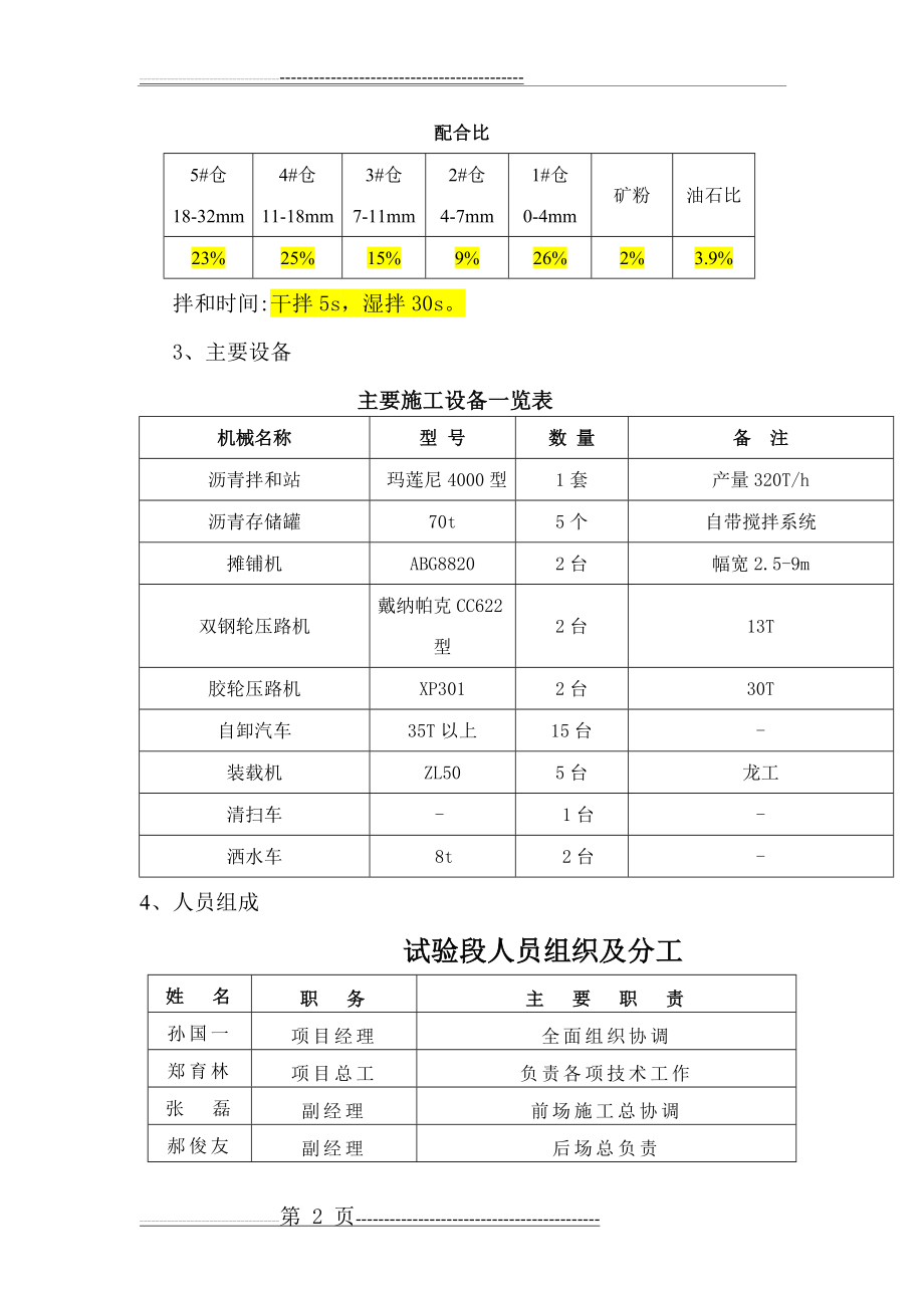 沥青混凝土下面层试验段施工技术交底(11页).doc_第2页