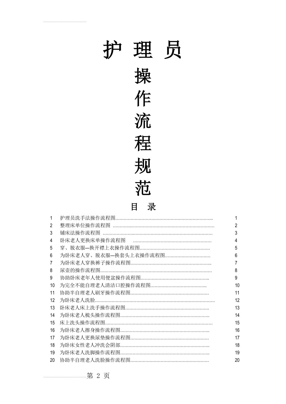 护理员操作流程41项(33页).doc_第2页