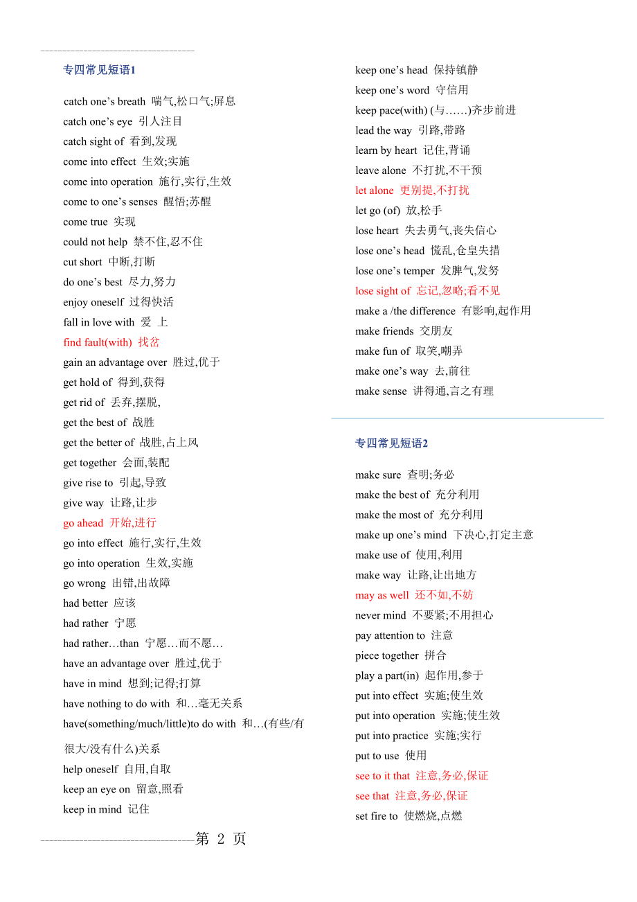 专四常见短语搭配(10页).doc_第2页