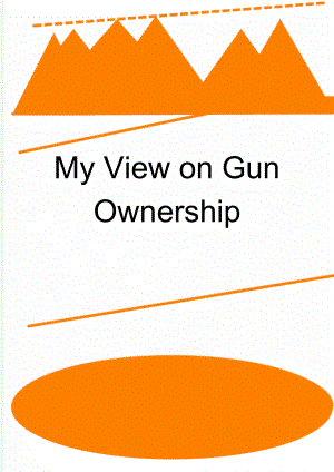 My View on Gun Ownership(3页).doc