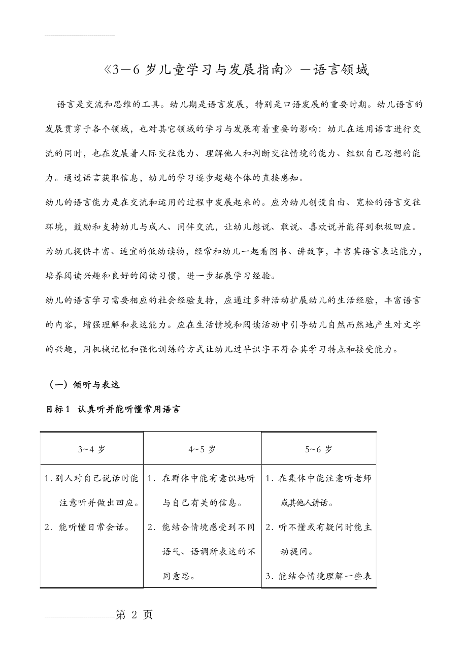 《3-6岁儿童学习和发展指南》语言领域(6页).doc_第2页