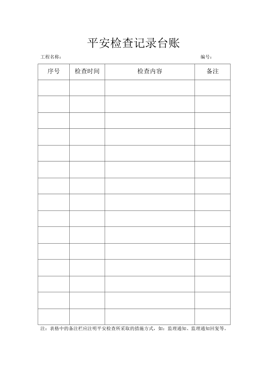 新版监理安全表格、台账.doc_第1页