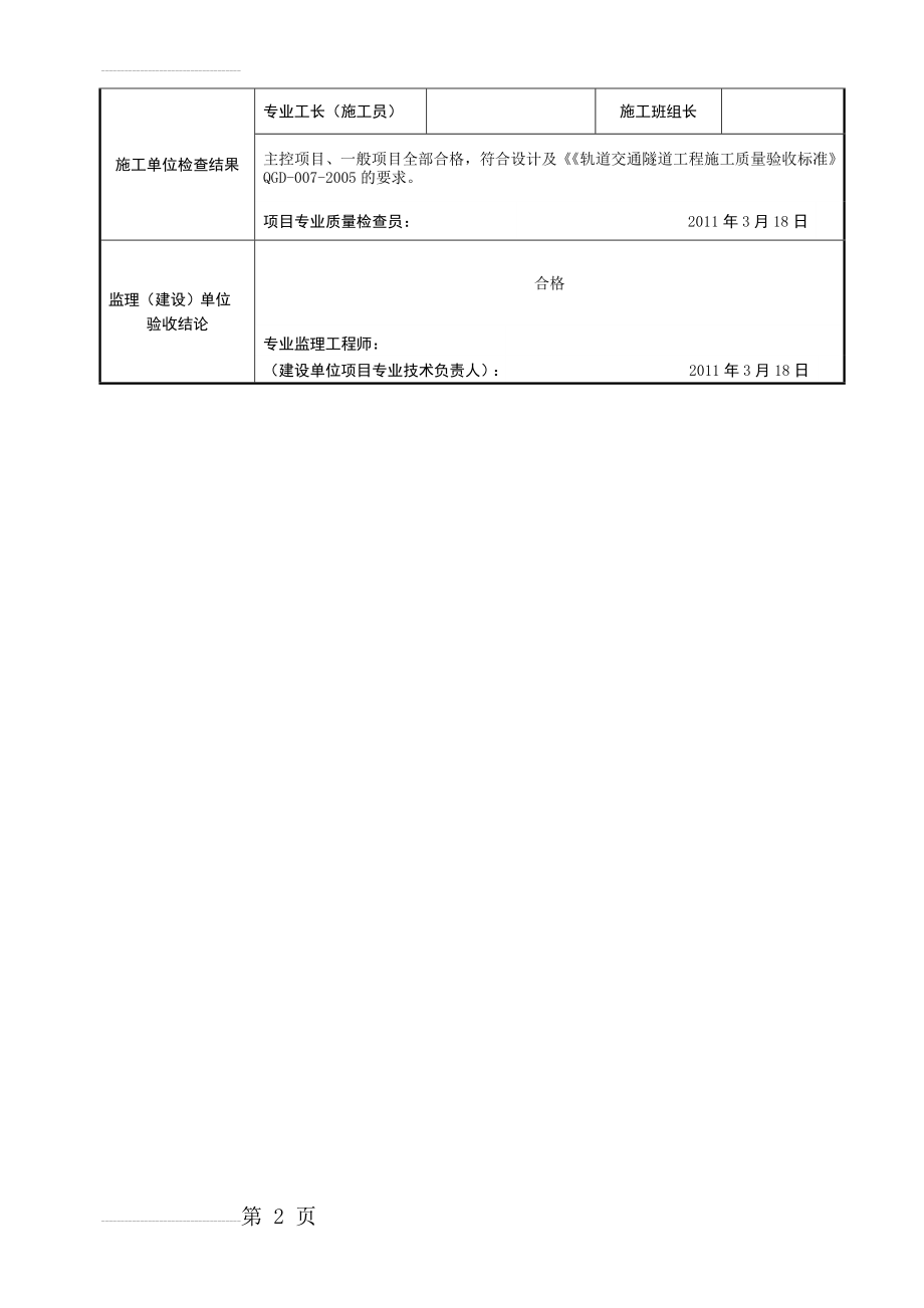 C7-4-8内支撑系统检验批质量验收记录(3页).doc_第2页