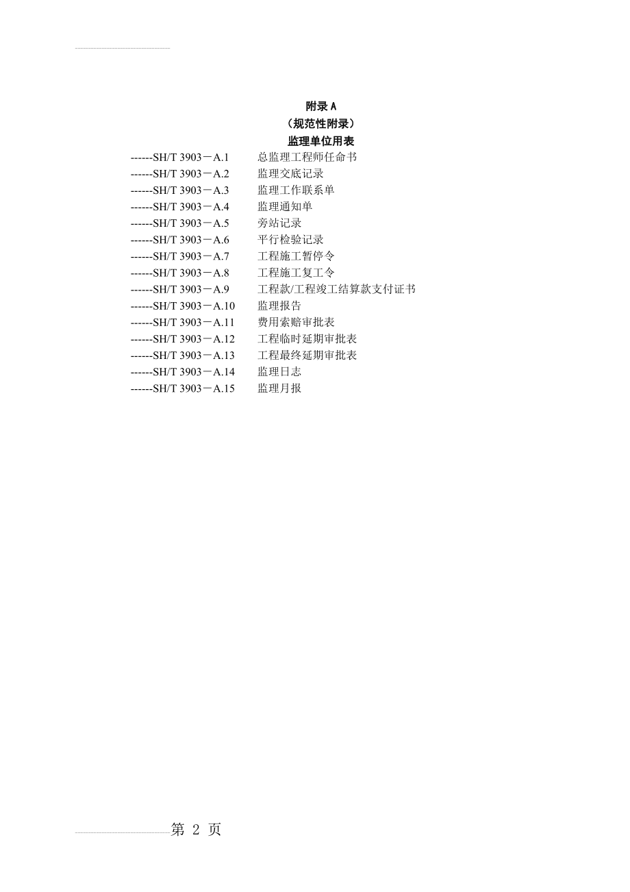 SHT3903-2017 监理规范表格(中文版)(41页).doc_第2页