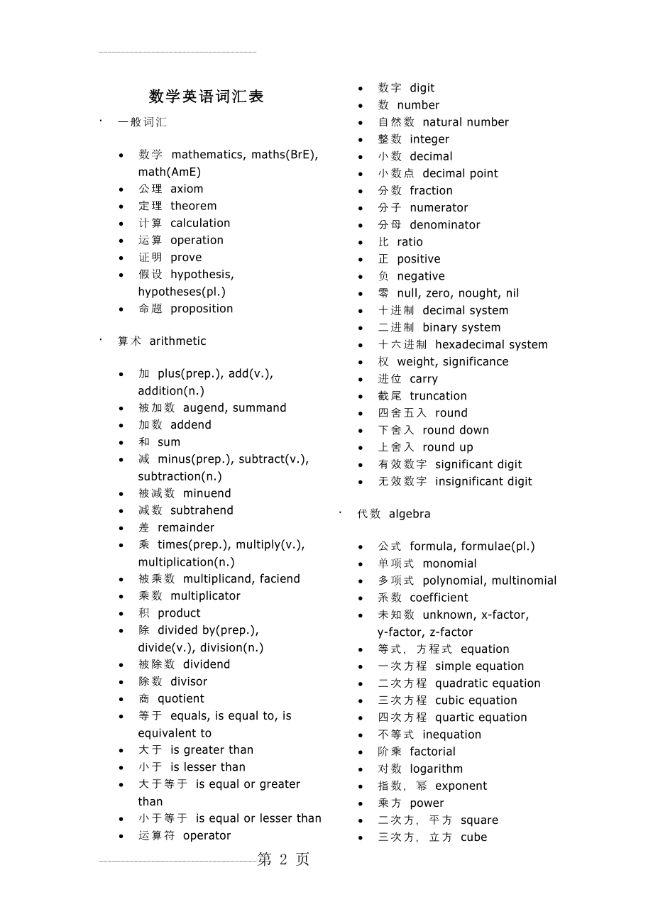 中学数学英语词汇表(11页).doc_第2页